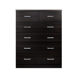Artiss Tallboy 6 Drawers Storage Cabinet - Walnut Deals499