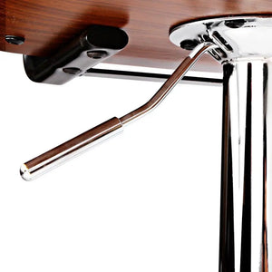Artiss Wooden Gas Lift Bar Stool - Black and Chrome Deals499