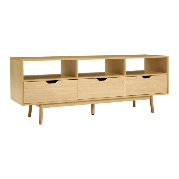 Artiss Wooden Scandinavian Entertainment Unit - Natural Deals499