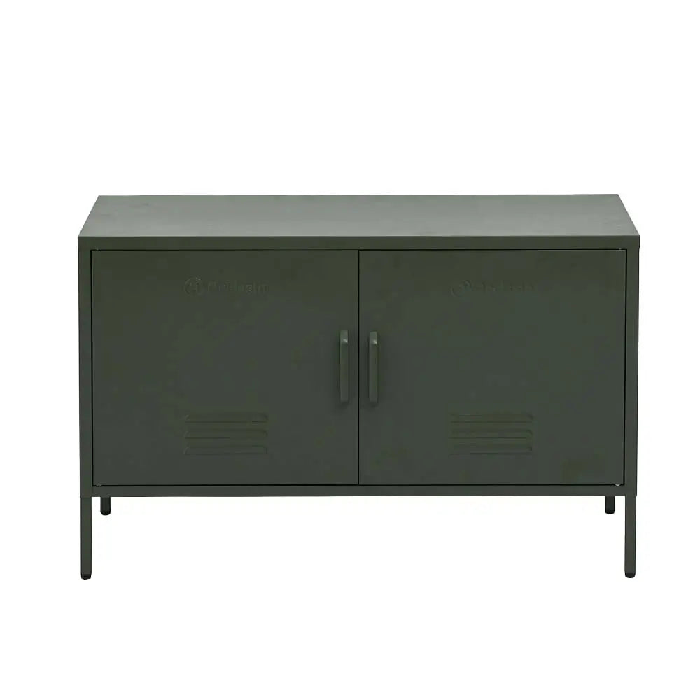 ArtissIn Base Metal Locker Storage Shelf Organizer Cabinet Buffet Sideboard Green Deals499