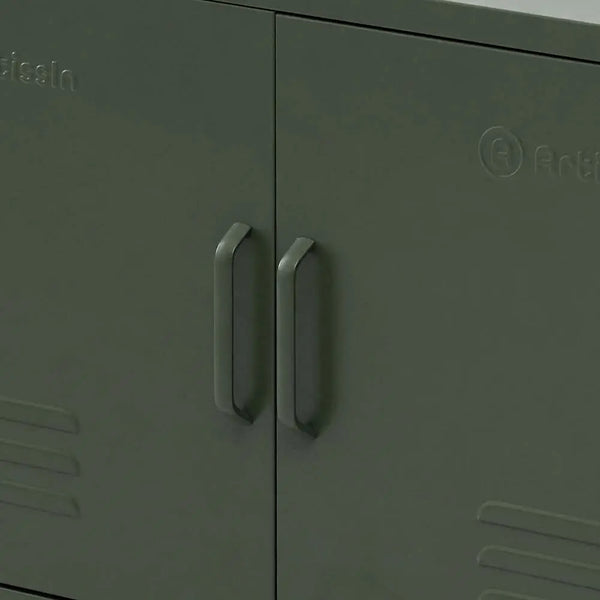 ArtissIn Base Metal Locker Storage Shelf Organizer Cabinet Buffet Sideboard Green Deals499