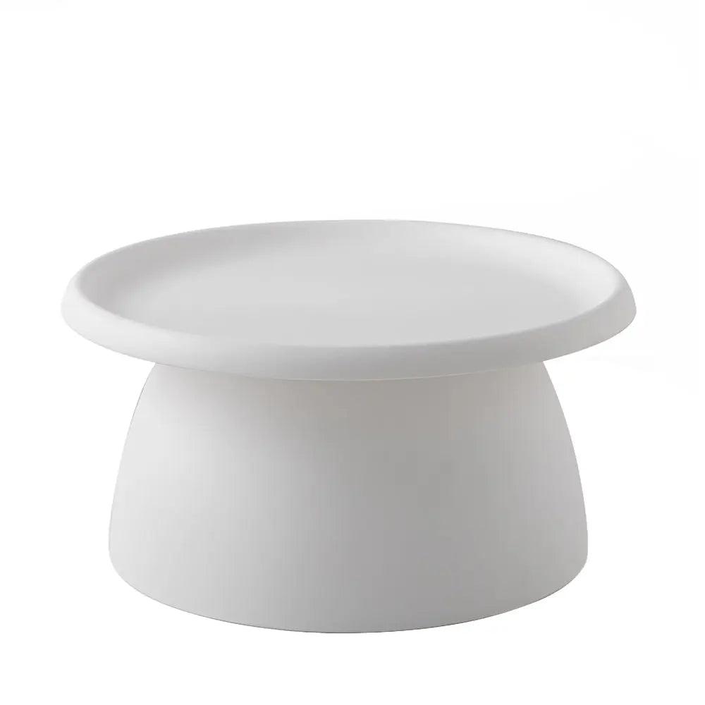 ArtissIn Coffee Table Mushroom Nordic Round Large Side Table 70CM White Deals499