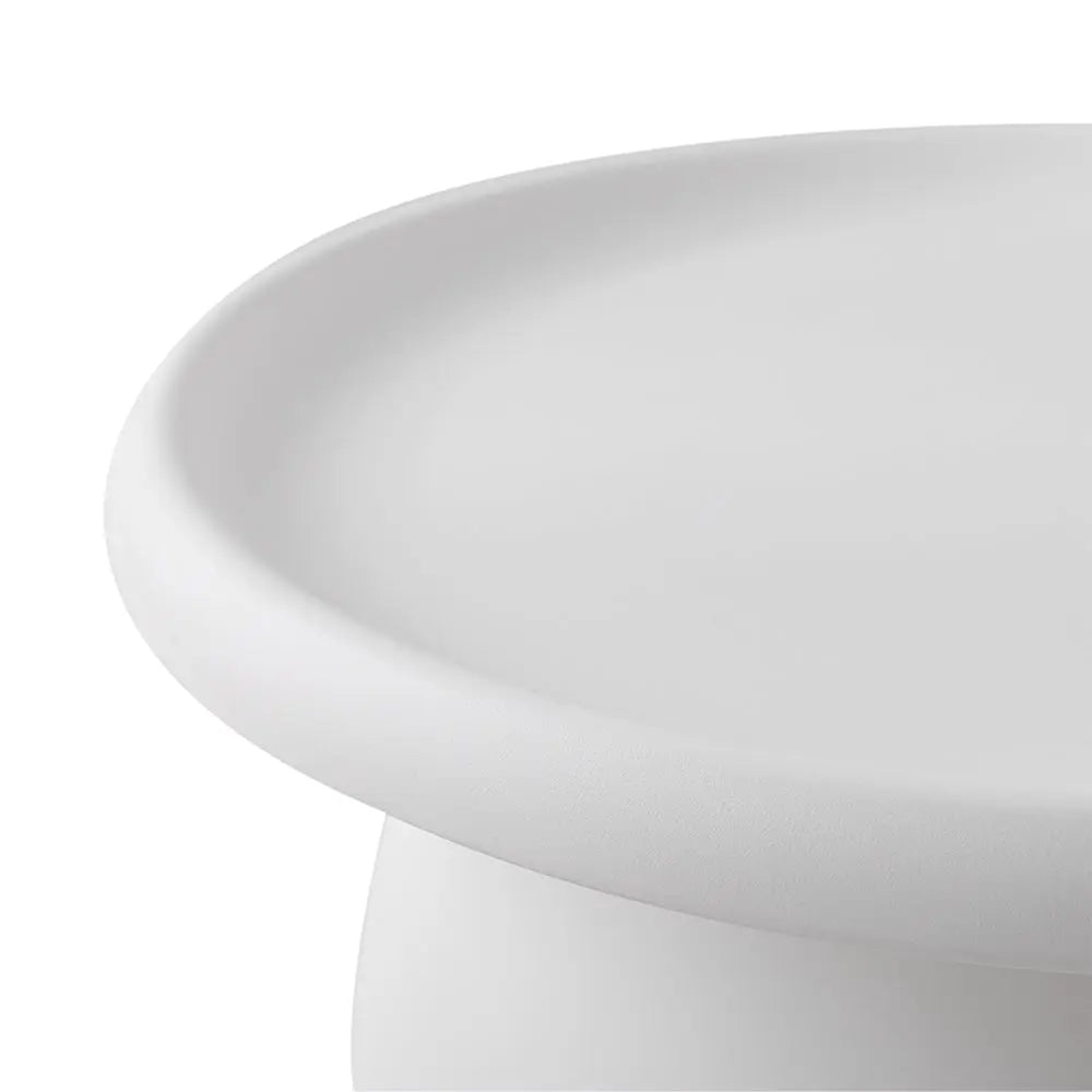 ArtissIn Coffee Table Mushroom Nordic Round Large Side Table 70CM White Deals499