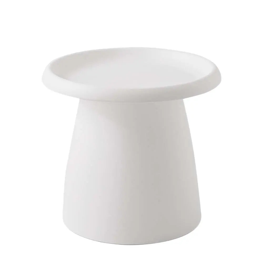 ArtissIn Coffee Table Mushroom Nordic Round Small Side Table 50CM White Deals499