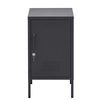 ArtissIn Mini Metal Locker Storage Shelf Organizer Cabinet Bedroom Black Deals499