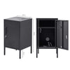 ArtissIn Mini Metal Locker Storage Shelf Organizer Cabinet Bedroom Black Deals499