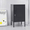 ArtissIn Mini Metal Locker Storage Shelf Organizer Cabinet Bedroom Black Deals499