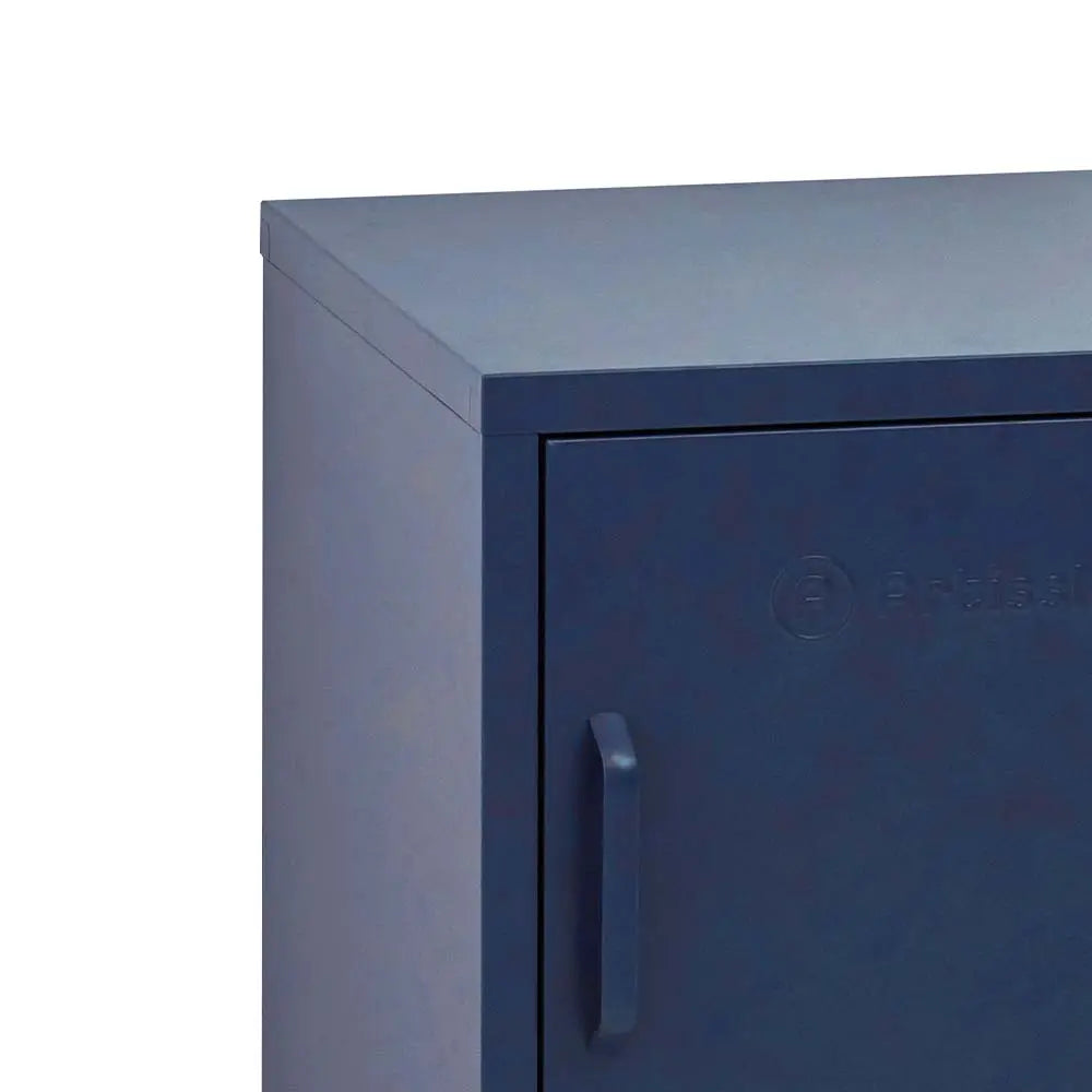 ArtissIn Mini Metal Locker Storage Shelf Organizer Cabinet Bedroom Blue Deals499