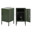 ArtissIn Mini Metal Locker Storage Shelf Organizer Cabinet Bedroom Green Deals499