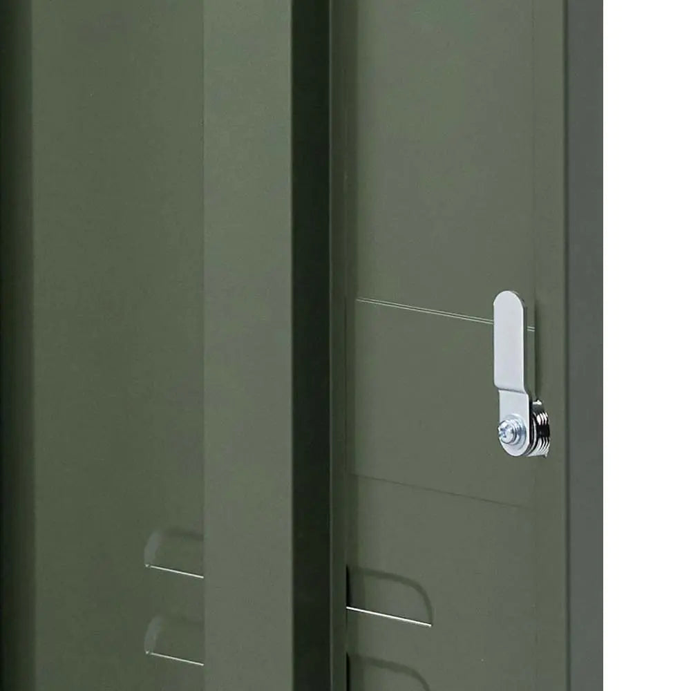 ArtissIn Mini Metal Locker Storage Shelf Organizer Cabinet Bedroom Green Deals499