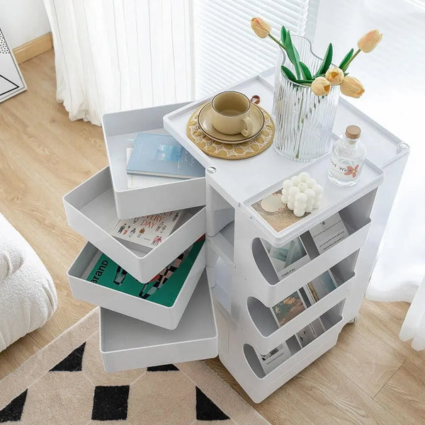 ArtissIn Replica Boby Trolley Storage Drawer Cart Shelf Mobile 5 Tier White Deals499