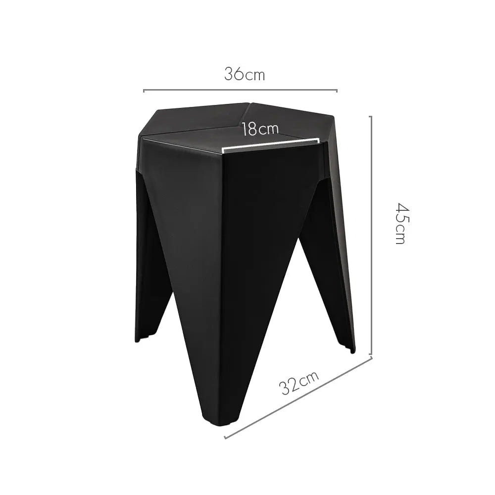 ArtissIn Set of 2 Puzzle Stool Plastic Stacking Stools Chair Outdoor Indoor Kitchen Dining Deals499