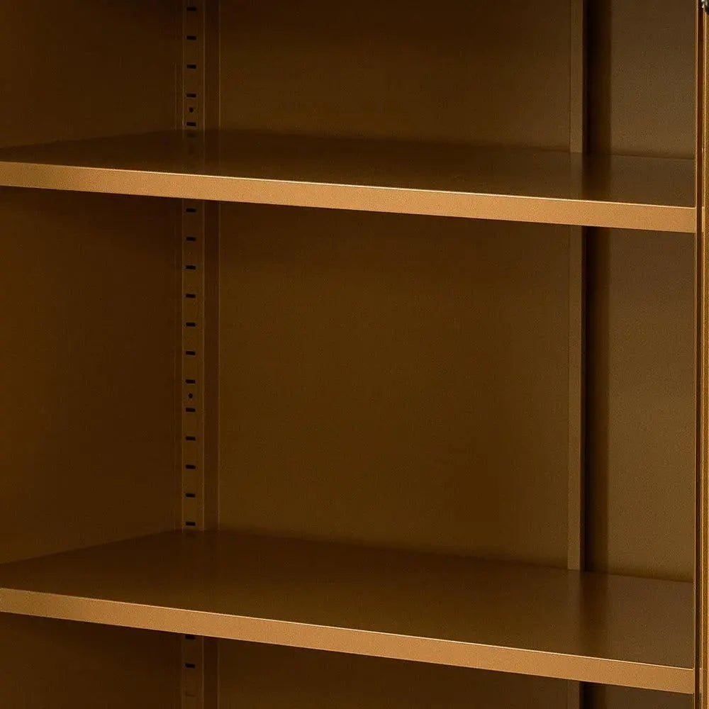 ArtissIn Sweetheart Metal Locker Storage Shelf Organizer Cabinet Buffet Sideboard Yellow Deals499