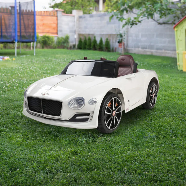 Bentley Kids Ride On Car Licensed Electric Toys 12V Battery Remote Cars White Deals499