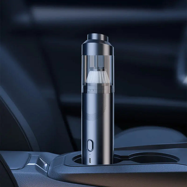 Blue Gray Cordless Handheld Vacuum Cleaner with Blower Function - Compact and Rechargeable 120W Power from Deals499 at Deals499