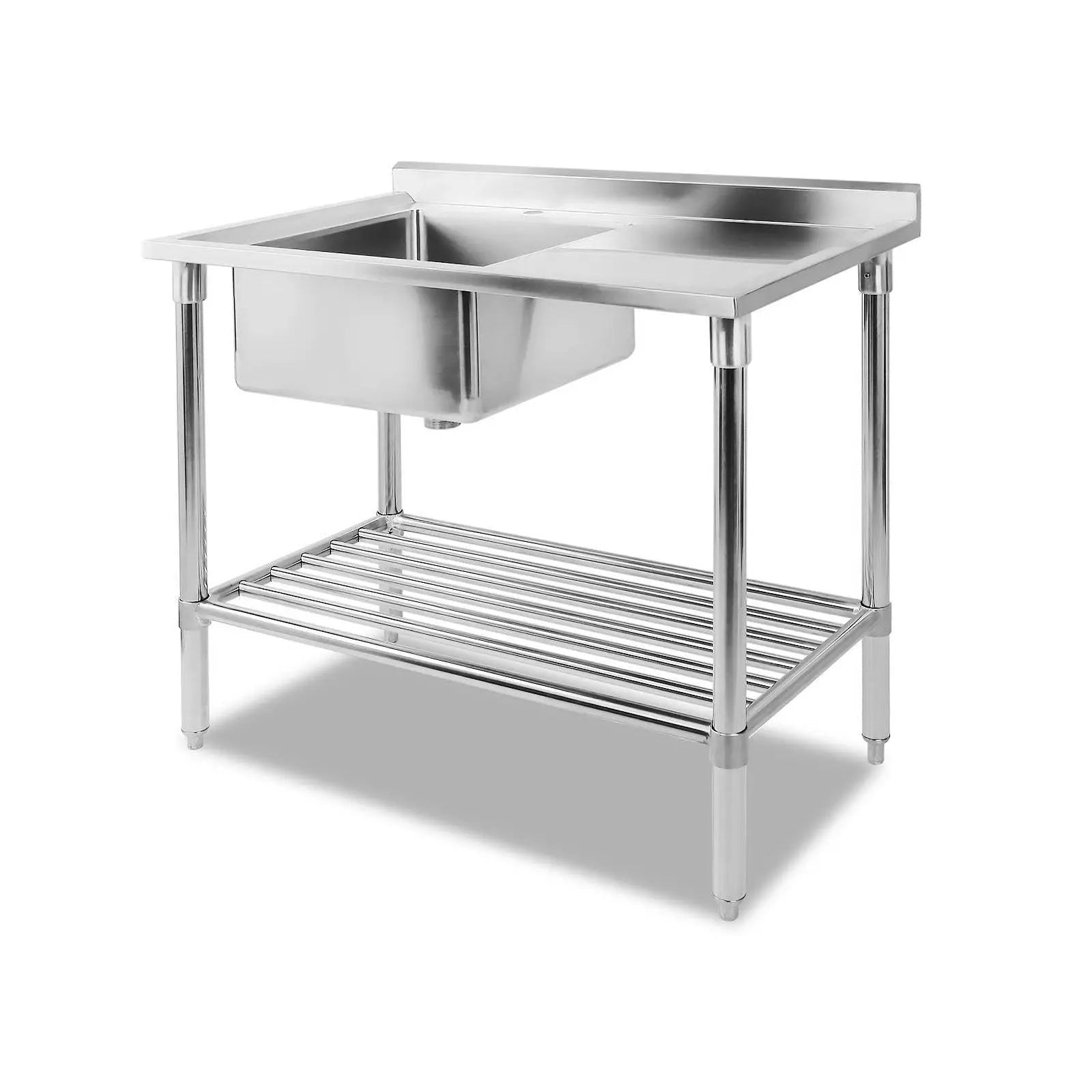 Cefito 100x60cm Commercial Stainless Steel Sink Kitchen Bench Deals499