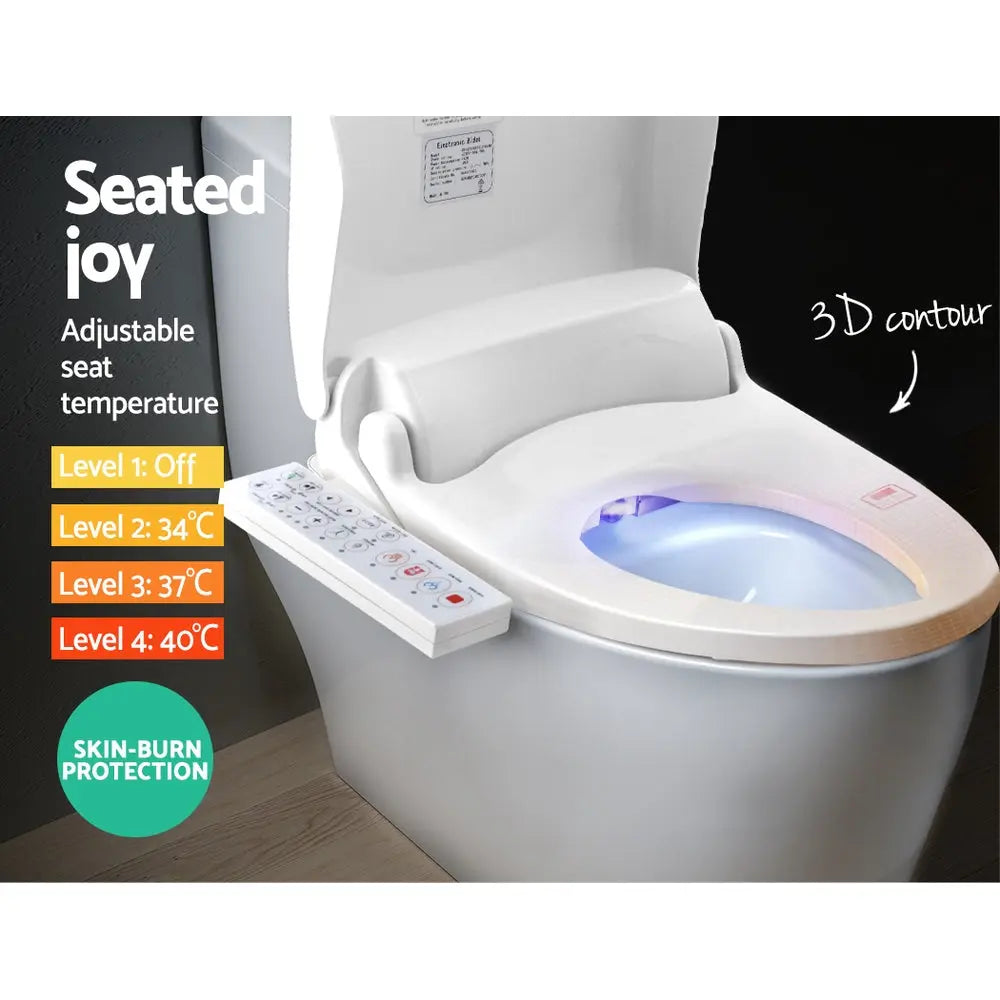 Cefito Bidet Electric Toilet Seat Cover Electronic Seats Smart Wash Night Light Deals499