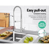 Cefito Kitchen Tap Mixer Faucet Taps Pull Out Laundry Bath Sink Brass Watermark Deals499