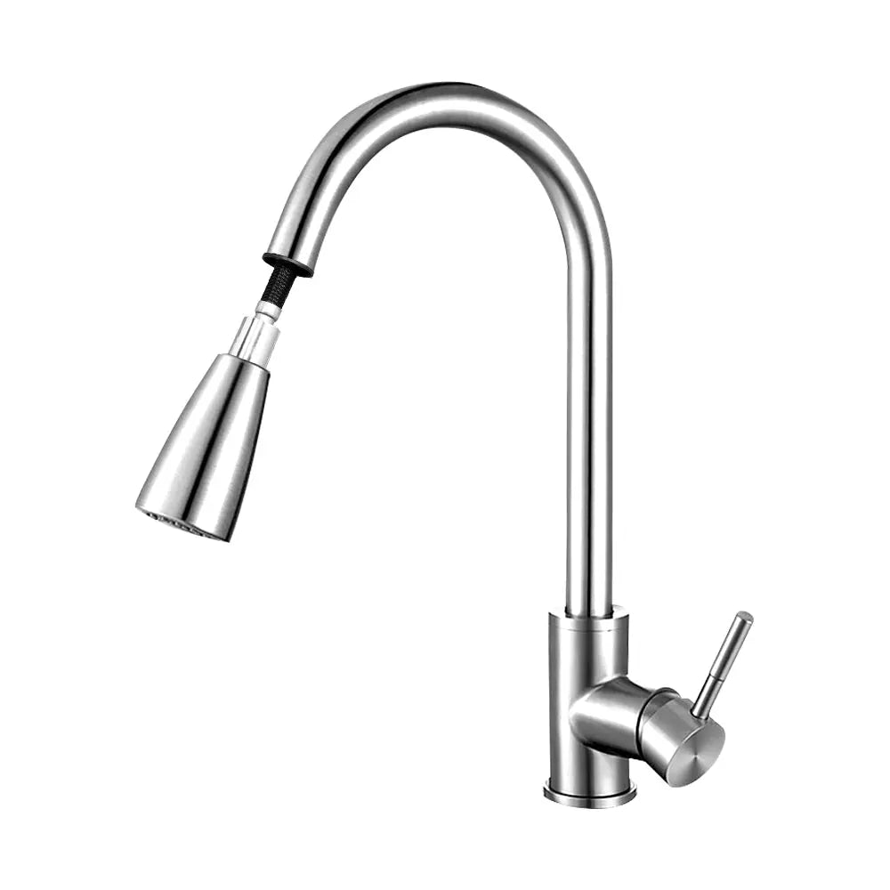 Cefito Pull-out Mixer Faucet Tap - Silver Deals499