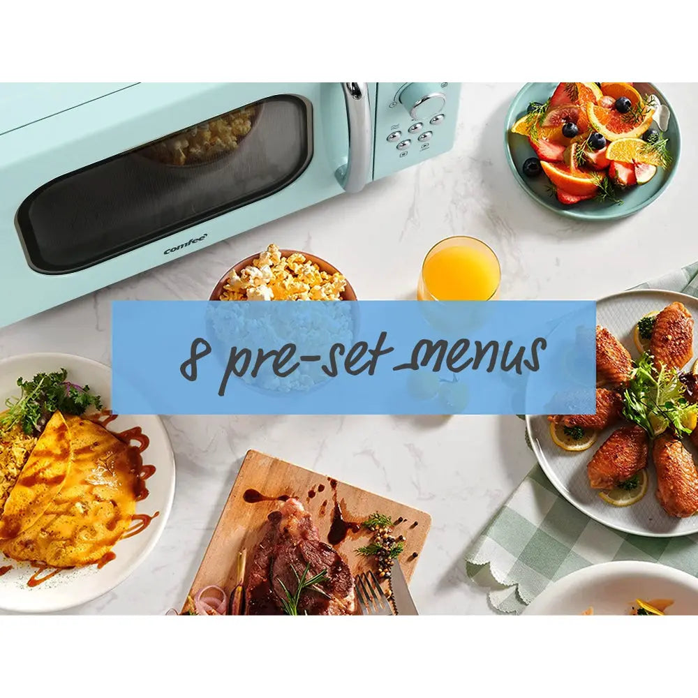 Comfee 20L Microwave Oven 800W Countertop Kitchen 8 Cooking Settings Green Deals499