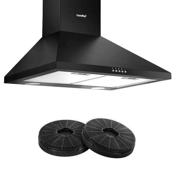 Comfee Rangehood 600mm Home Kitchen Wall Mount Canopy With 2 PCS Filter Replacement Deals499
