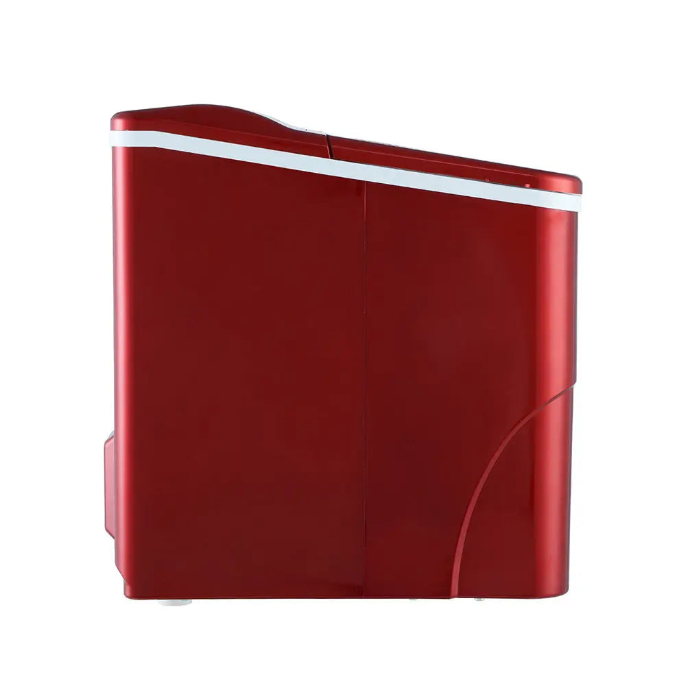 DEVANTi Portable Ice Cube Maker Machine 2L Home Bar Benchtop Easy Quick Red Deals499