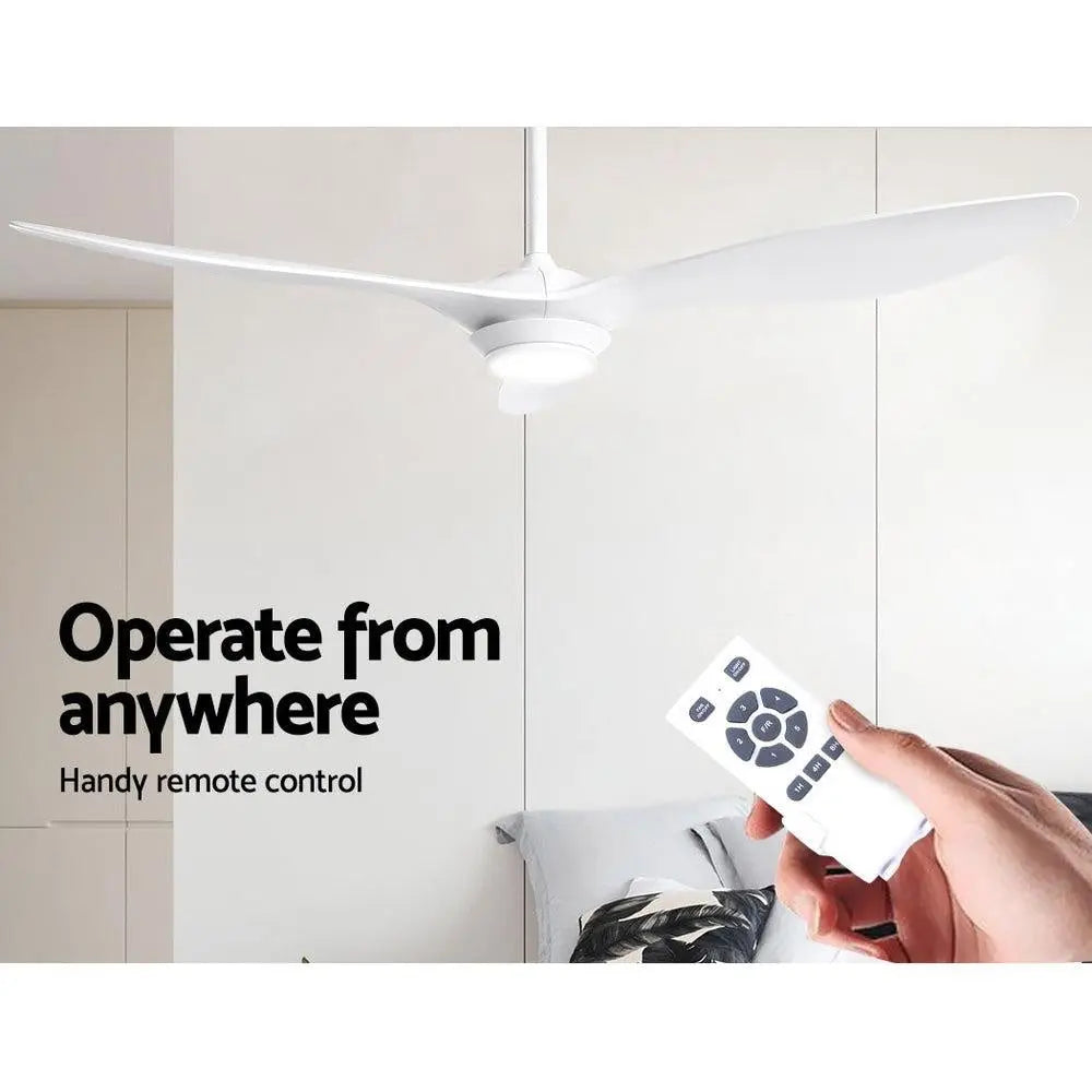 Devanti 52'' Ceiling Fan With Light Remote DC Motor 3 Blades 1300mm Deals499