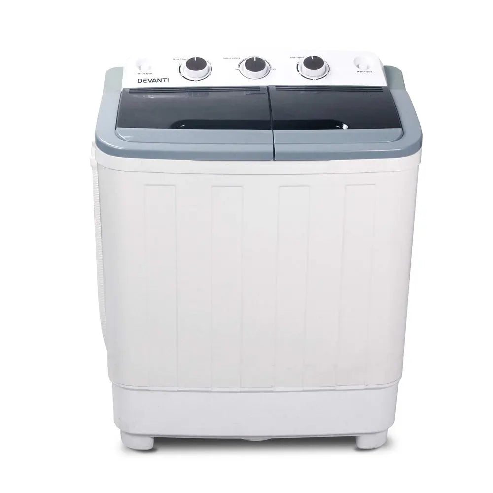 Devanti 5KG Mini Portable Washing Machine - White Deals499