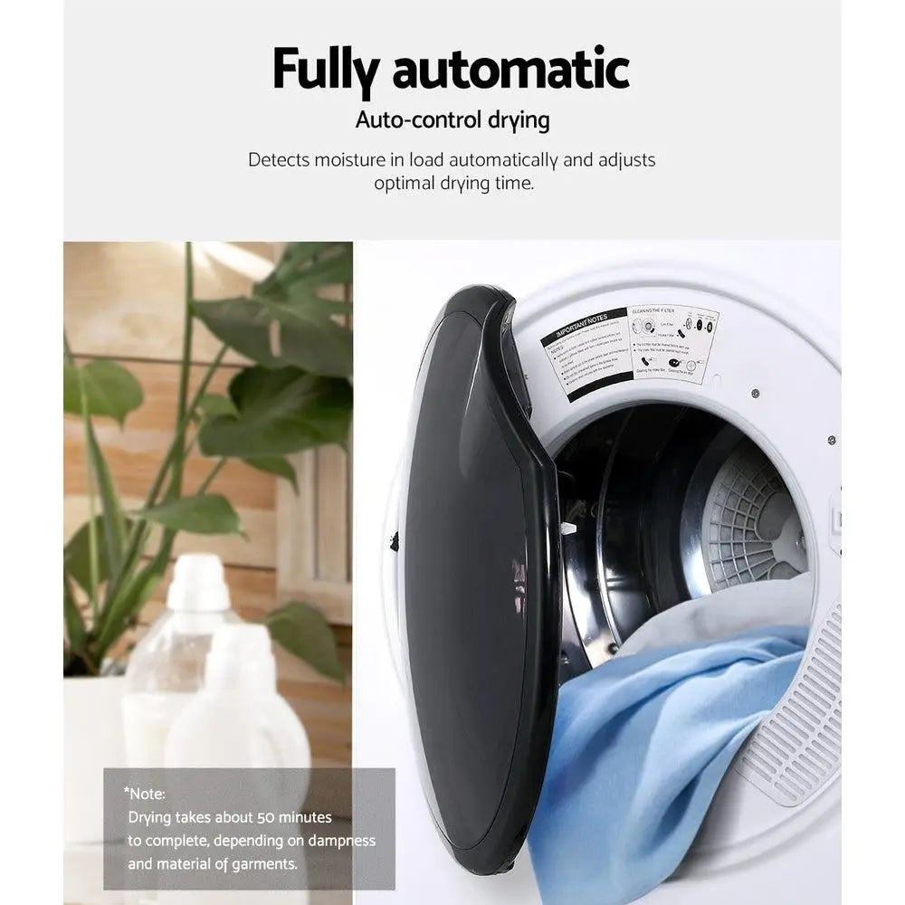 Devanti 5kg Vented Tumble Dryer - White Deals499