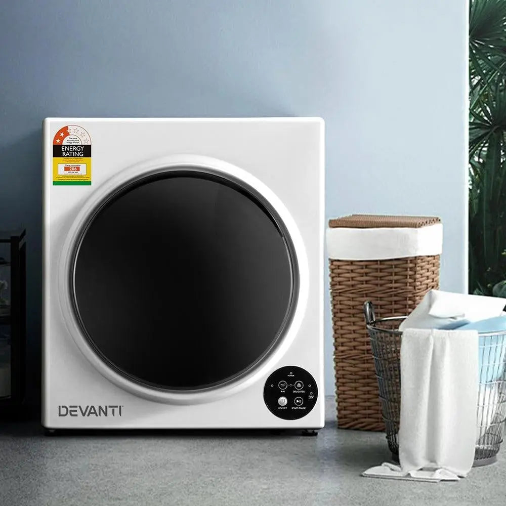 Devanti 5kg Vented Tumble Dryer - White Deals499