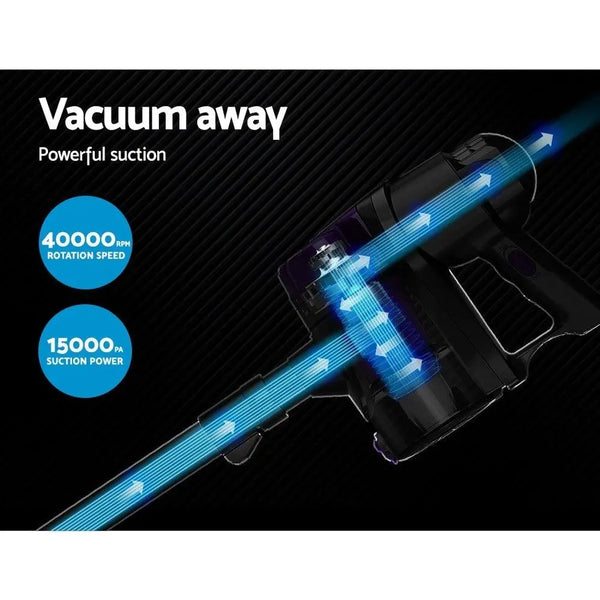 Devanti Corded Handheld Bagless Vacuum Cleaner - Purple and Silver Deals499