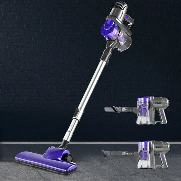 Devanti Corded Handheld Bagless Vacuum Cleaner - Purple and Silver Deals499