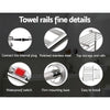 Devanti Electric Heated Towel Rail Warmer Heater Rails Rack Wall Mounted 14 Bar Deals499
