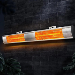 Devanti Electric Infrared Heater Outdoor Radiant Strip Heaters Halogen 3000W Deals499
