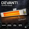 Devanti Electric Infrared Radiant Strip Heater Outdoor Indoor Halogen 2000W Deals499