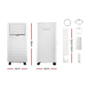 Devanti Portable Air Conditioner Cooling Mobile Fan Cooler Dehumidifier White 2000W Deals499