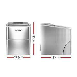 Devanti Portable Ice Cube Maker - Silver Deals499