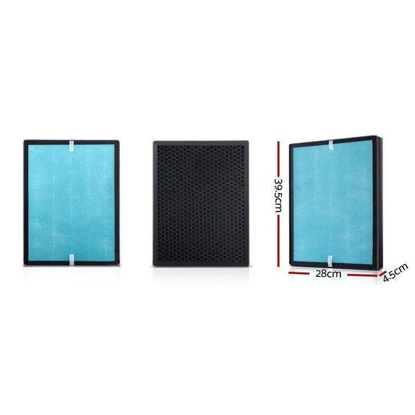 Devanti Replacement Filter Air Purifier True HEPA Filters Carbon Layer Deals499