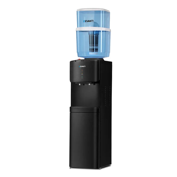 Devanti Water Cooler Chiller Dispenser Bottle Stand Filter Purifier Office Black Deals499