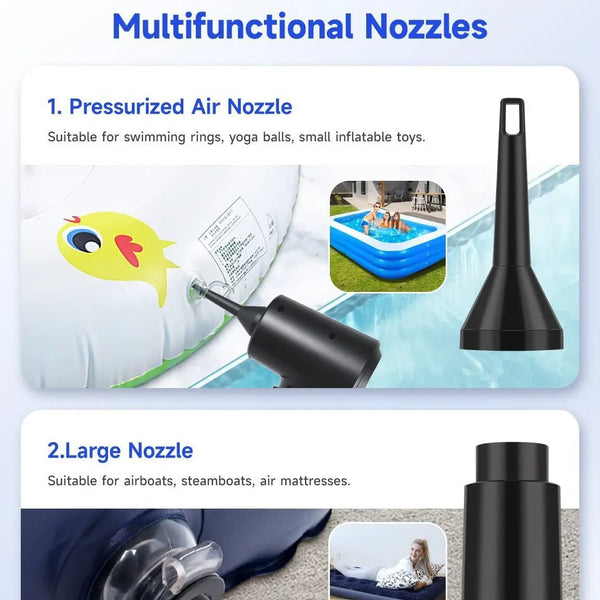 Electric Air Duster for Cleaning Computers, Keyboards, Car Interiors - Wireless and Portable Blower from Deals499 at Deals499