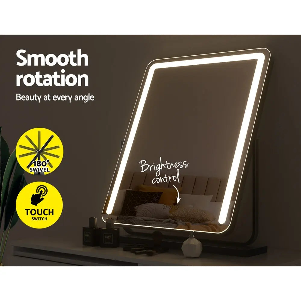 Embellir Makeup Mirror With Light Hollywood Vanity Wall Mounted Mirrors 50X60CM Deals499