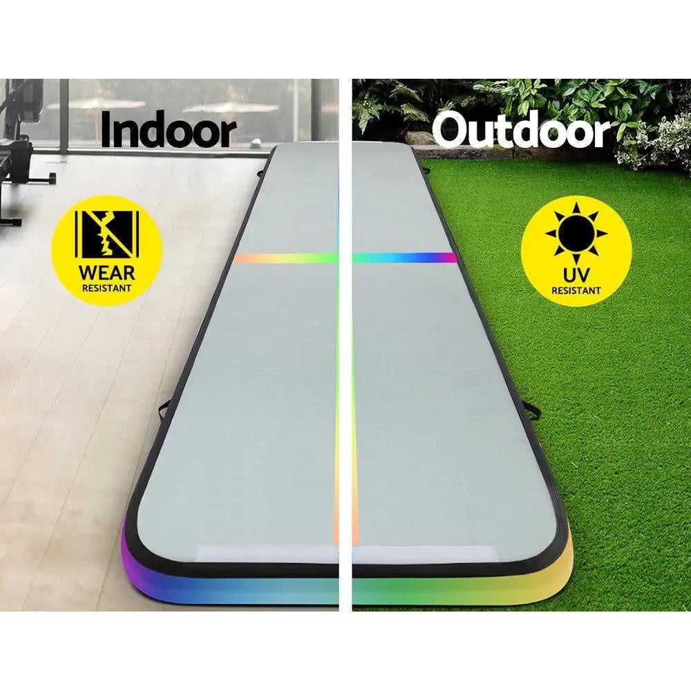 Everfit 5X1M Air Track Inflatable Tumbling Mat Gymnastics Yoga Mat Deals499