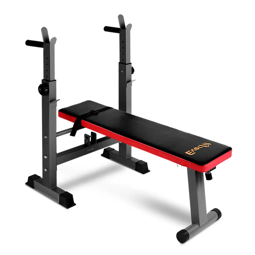 Everfit Multi-Station Weight Bench Press Weights Equipment Fitness Home Gym Red Deals499