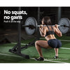Everfit Squat Rack Pair Fitness Weight Lifting Gym Exercise Barbell Stand Deals499