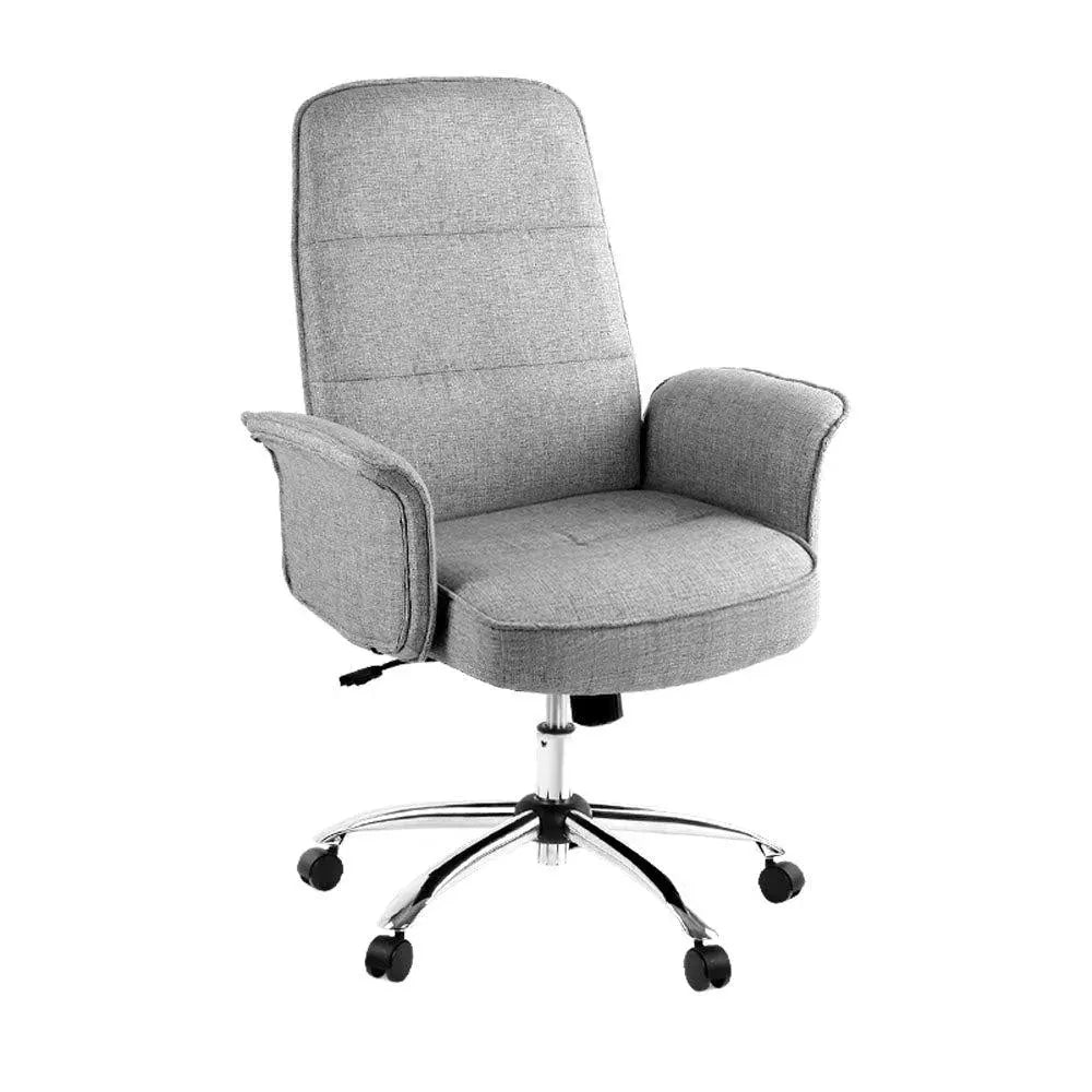 Fabric Office Desk Chair - Grey Deals499
