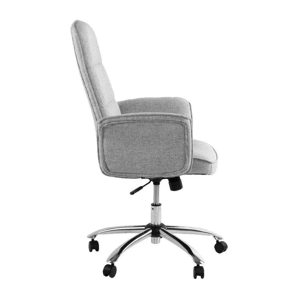 Fabric Office Desk Chair - Grey Deals499