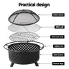 Fire Pit BBQ Grill Smoker Portable Outdoor Fireplace Patio Heater Pits 30" Deals499