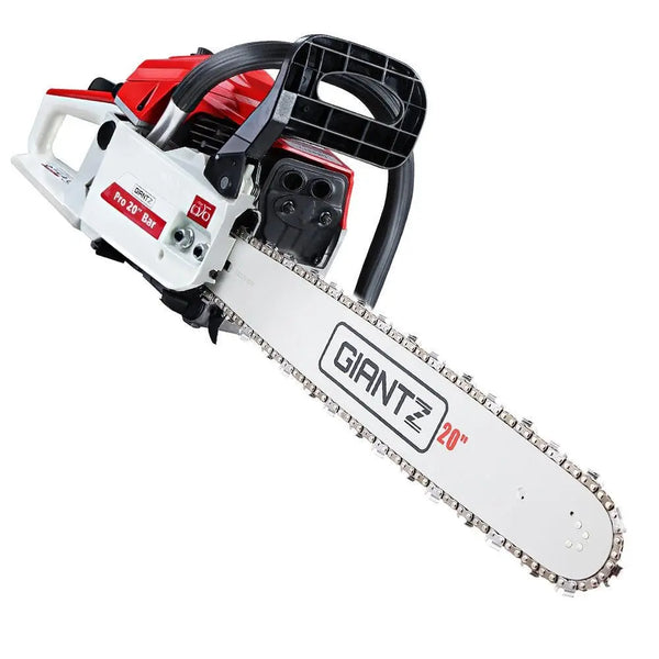 GIANTZ 52CC Petrol Commercial Chainsaw Chain Saw Bar E-Start Pruning Deals499