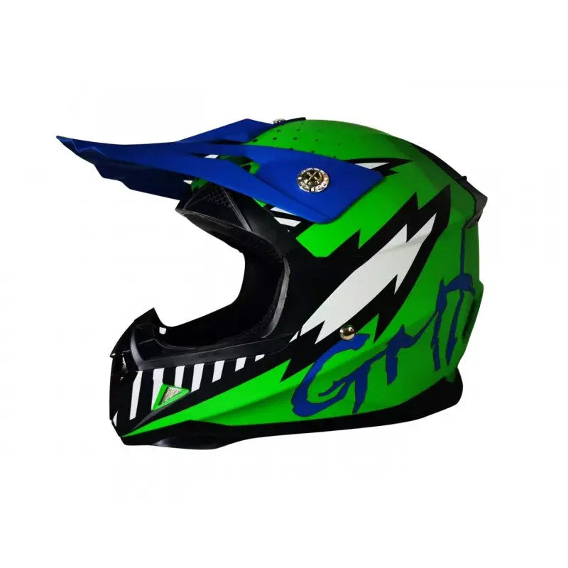 GMX Motocross Junior Helmet Green - X Large from Deals499 at Deals499