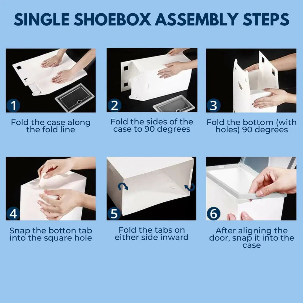 GOMINIMO Plastic Shoe Box 24 pcs (White) from Deals499 at Deals499